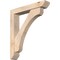 Ekena Millwork Legacy Slat Smooth Bracket w/ Offset Brace, Douglas Fir, 5 1/2"W x 30"D x 34"H BKT0604X30X34LEC06SDF - alternate 1